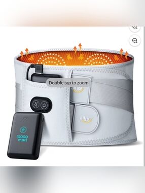 alljoy Cordless Heating Pad Back Massager NIB